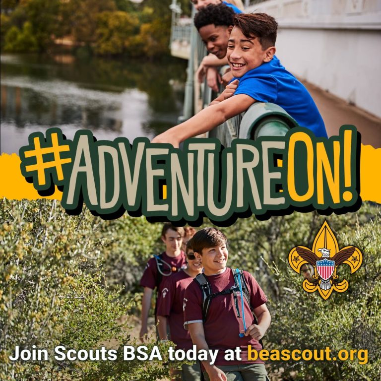Scouts BSA shareable graphic for boys