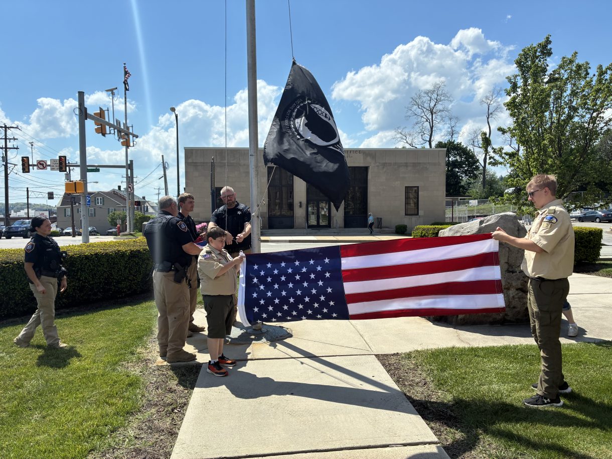 Flags Across Pennsylvania ceremony