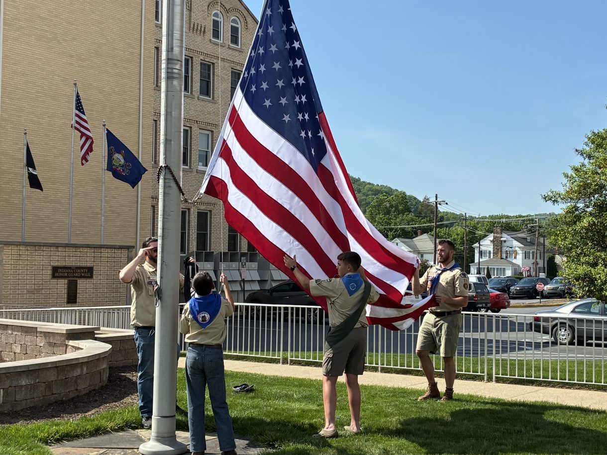 Flags Across Pennsylvania ceremony