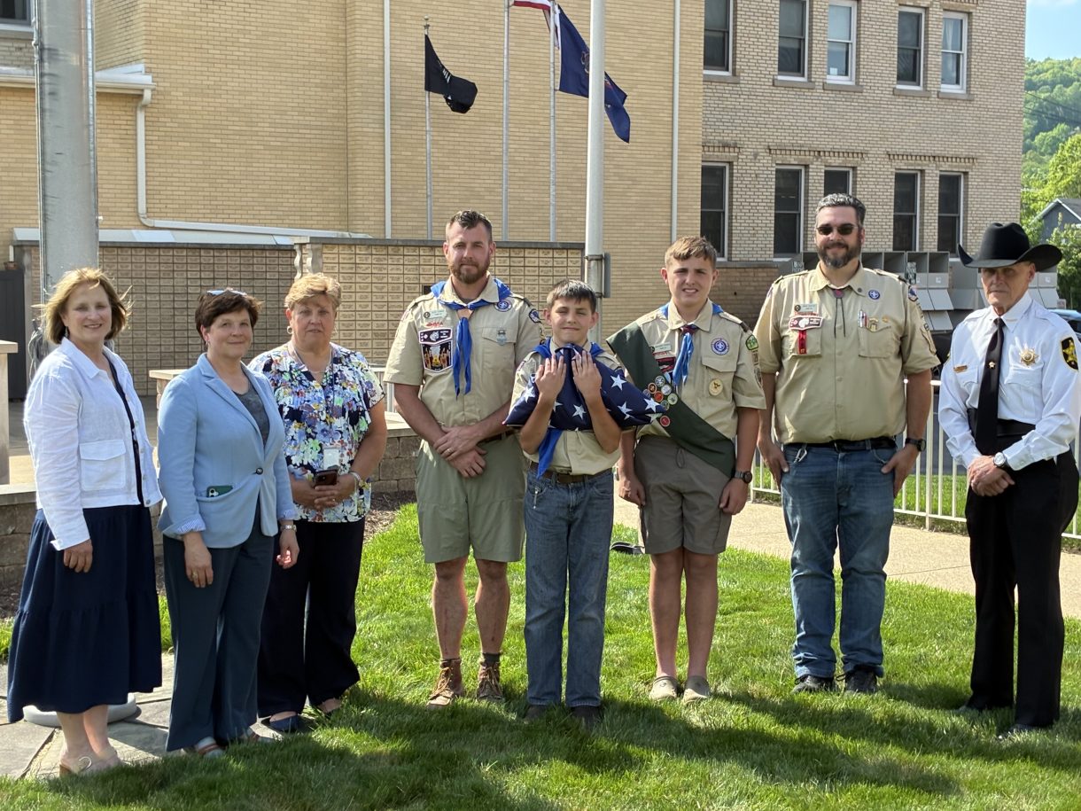 Flags Across Pennsylvania ceremony