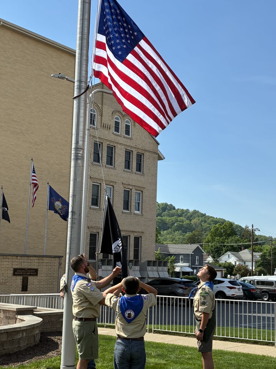 Flags Across Pennsylvania ceremony