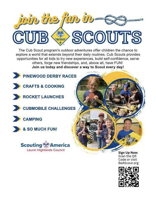 2026 Cub Scout flyer cover