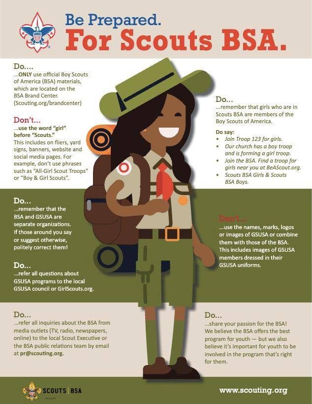 Scouts BSA Branding Dos and Don'ts Guide cover
