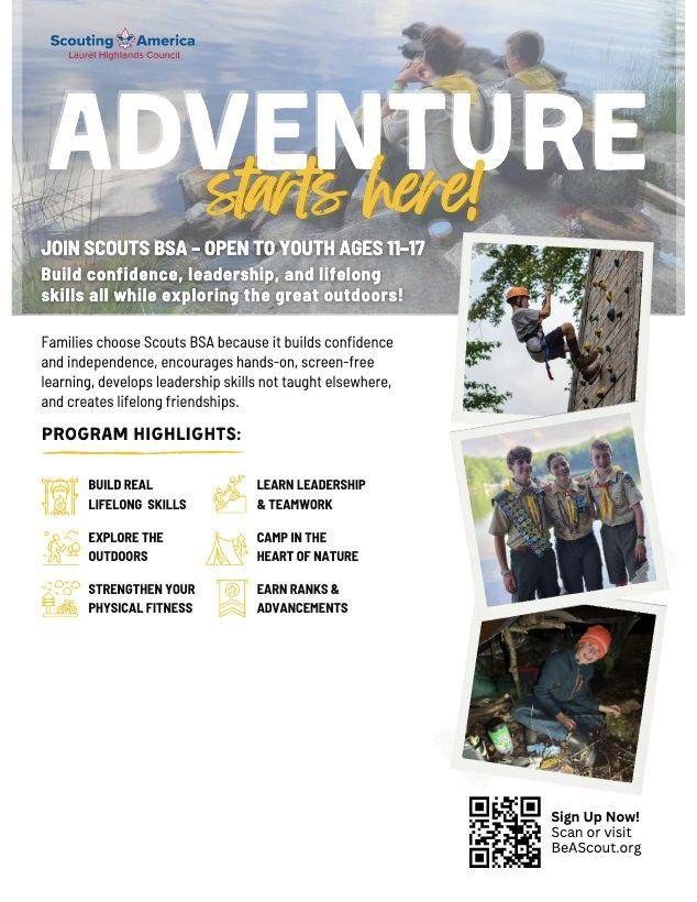 2026 Scouts BSA flyer cover